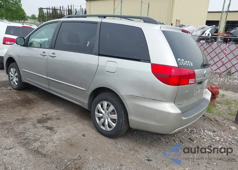 2004 Toyota Sienna Le from USA, damaged, VIN 5TDZA23C04S105873